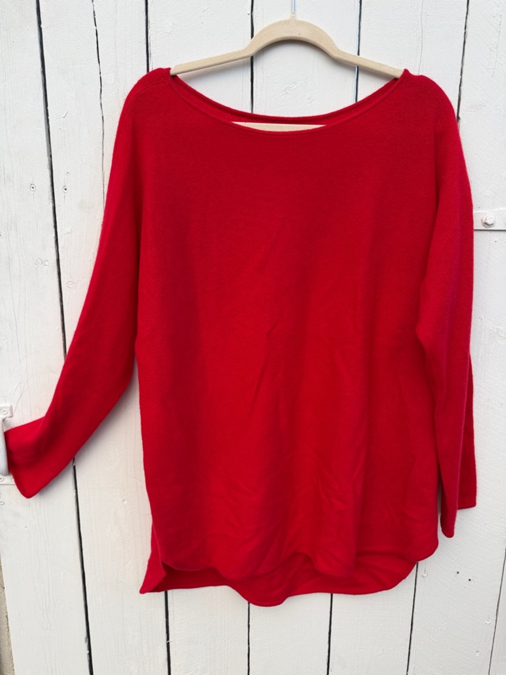 GAP 100% Cashmere Oversized Red Sweater